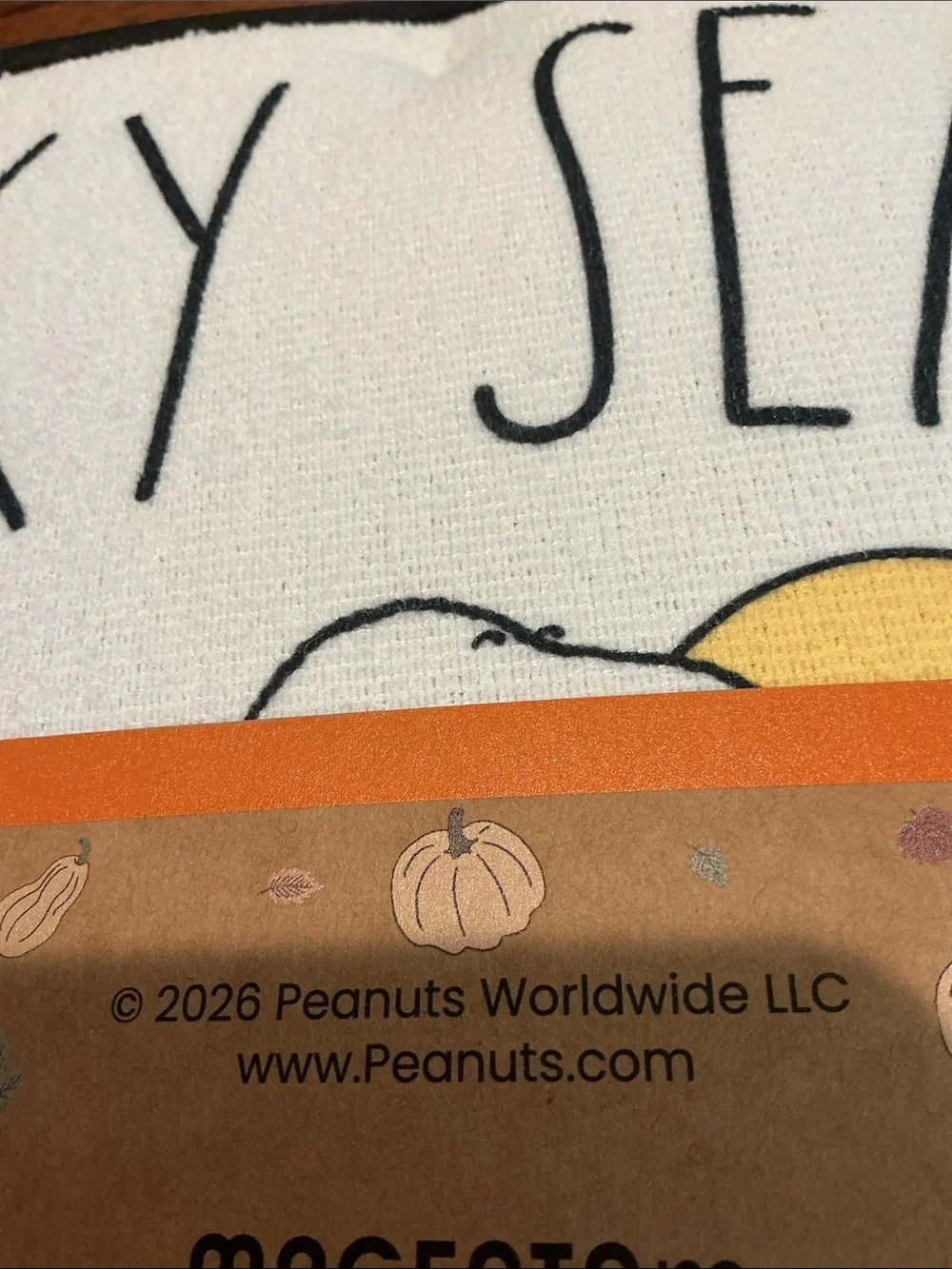 Peanuts x Rae Dunn Halloween Dish Drying Mats - Set of 2